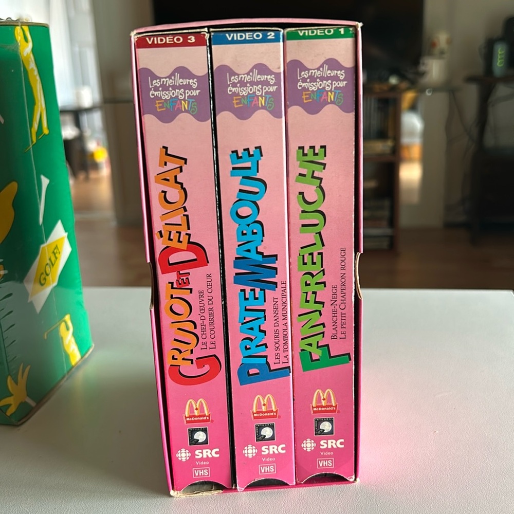 Mcdonald’s VHS set